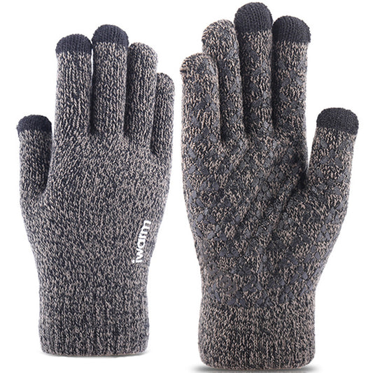 Luvas de Inverno Táteis Iwarm ST0005, Tamanho 21cm, Cinza
