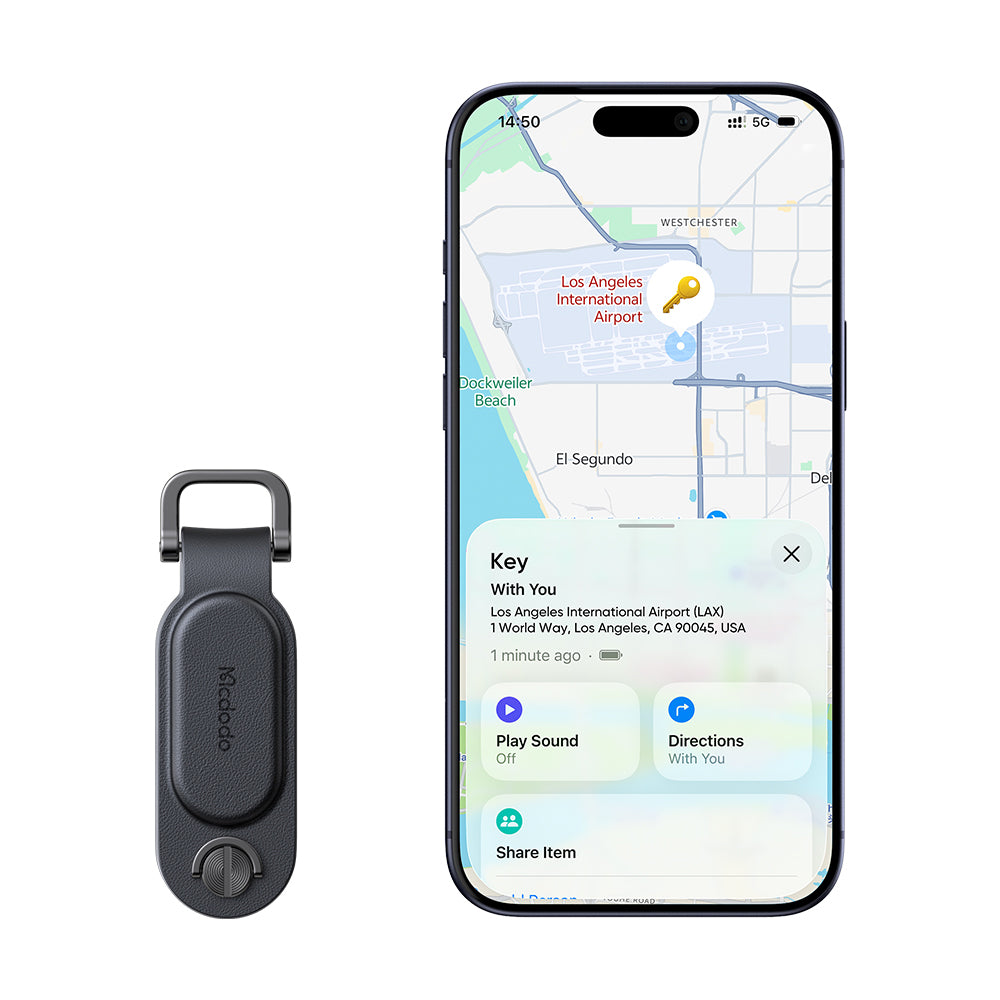 Mcdodo SmartTag Keys Napa Pro AT-3830 para iOS Series, Preto