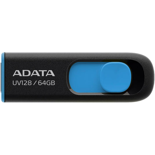 Memória externa USB-A 3.2 Adata UV128, 64Gb AUV128-64G-RBE