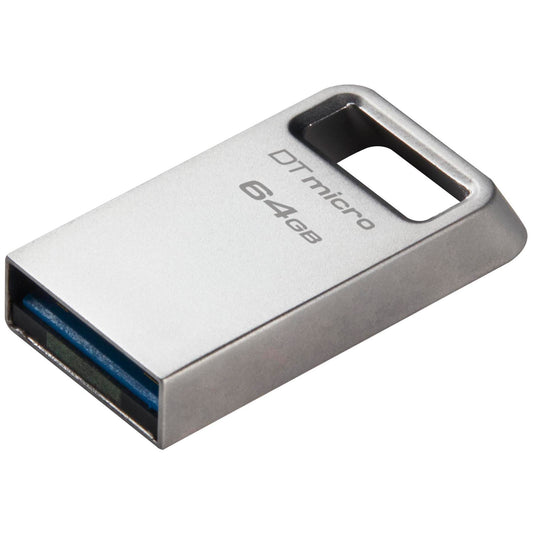 Memória Externa USB-A 3.2 Micro G2 da Kingston USB-A 3.2, 64Gb DTMC3G2/64GB