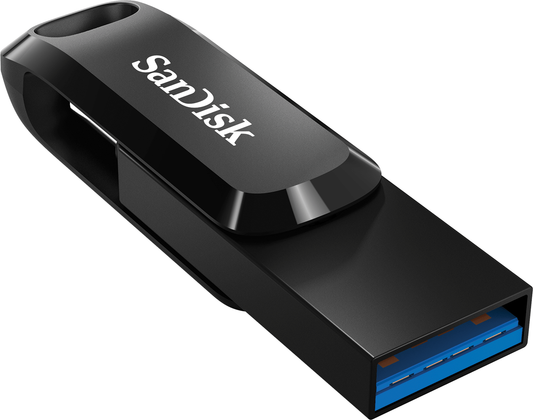 Memória Externa USB-A 3.2 / USB-C SanDisk Ultra Dual Go, 1TB SDDDC3-1T00-G46
