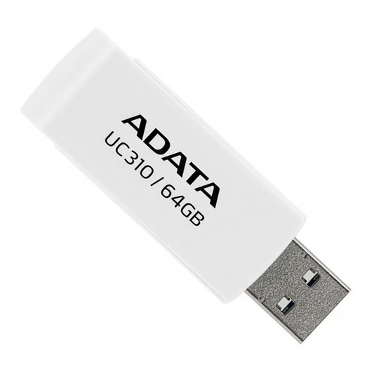 Memória Externa USB-A 3.2 Adata UC310, 64Gb UC310-64G-RWH