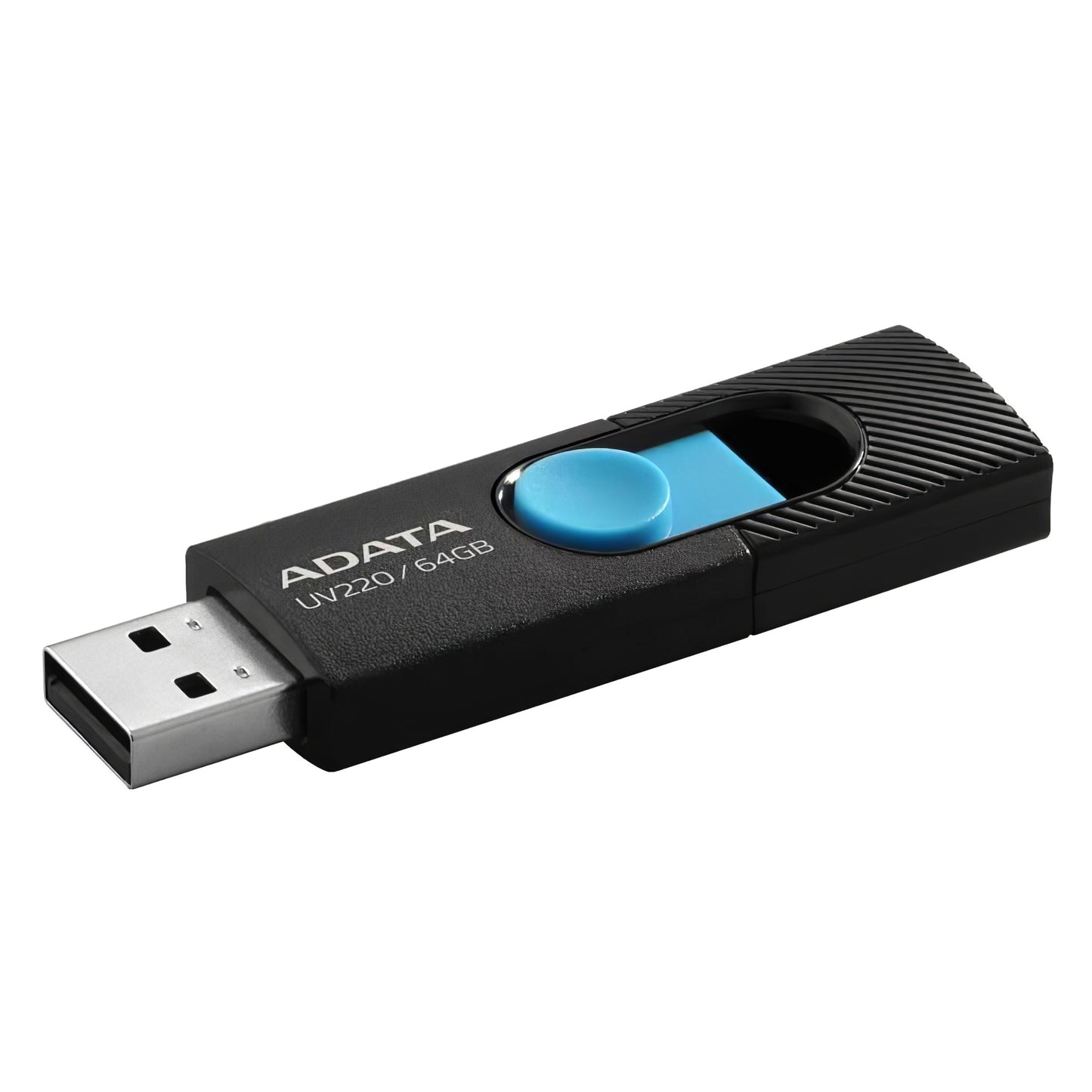 Memória externa USB-A Adata UV220, 64 Gb AUV220-64G-RBKBL