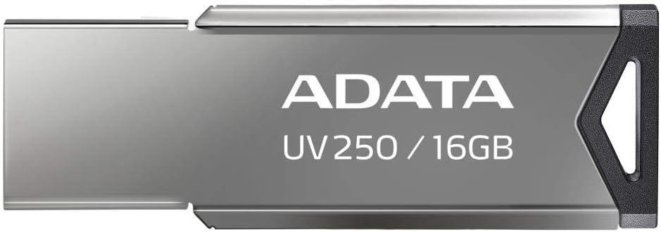 Memória externa USB-A Adata UV250, 16Gb AUV250-16G-RBK AUV250-16G-RBK