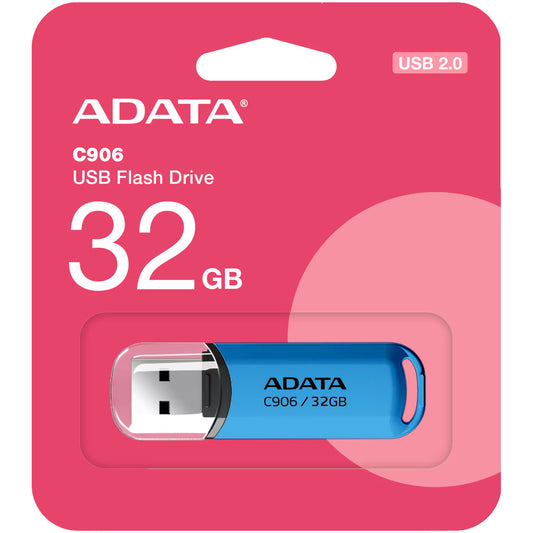 Memória externa USB-A Adata C906, 32Gb AC906-32G-RWB