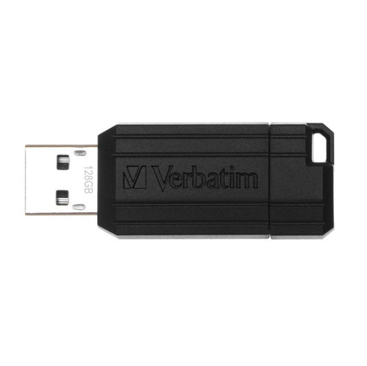 Memória Externa USB-A Verbatim PenDrive Pinstripe, 128Gb