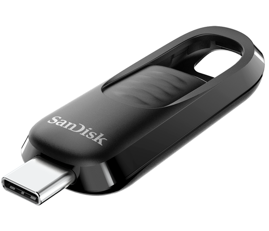 SanDisk Ultra Slider USB-C External Memory, 128Gb SDCZ480-128G-G46