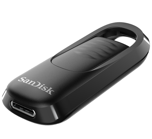 Memória Externa USB-C SanDisk Ultra Slider, 256Gb SDCZ480-256G-G46