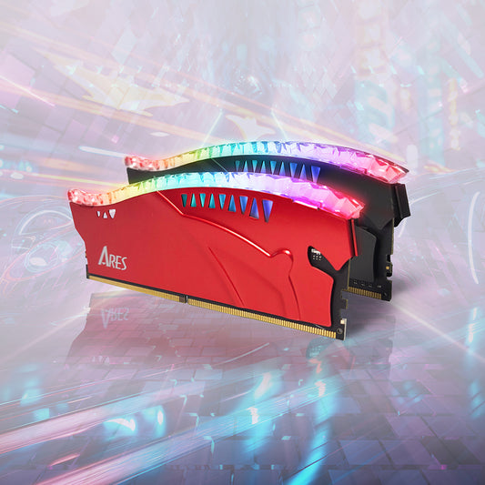 Memória RAM Dato Ares Armor Lite, DDR5, RGB, 32GB, 6000Mhz, Cinza ARB32G5G60