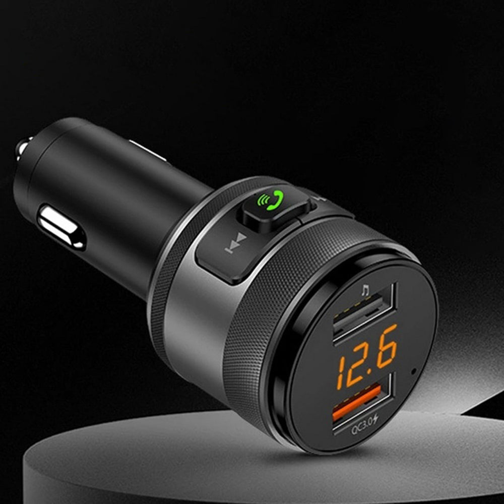 Modulador FM Bluetooth Techsuit VoltTune, 2 x USB-A