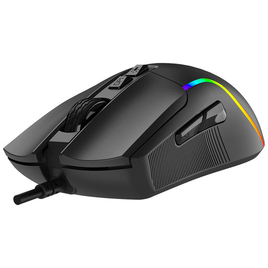 Mouse Gaming Wired USB Proove Assembler, RGB, 12400DPI, Preto CMAS00000101