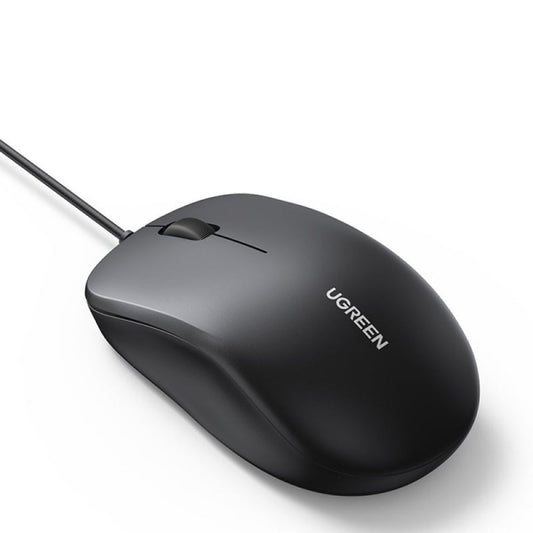 Mouse Wired USB UGREEN MU007, 1200DPI, 1.5m, Preto