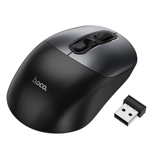 Rato Sem Fios HOCO GM28, 1600DPI, Cinzento