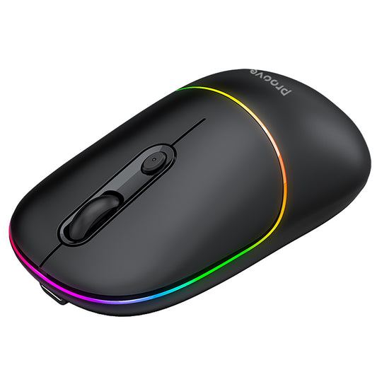 Mouse Wireless Proove Blink, RGB, 800DPI - 1600DPI, BT / Wi-Fi, Preto WMBL00002001