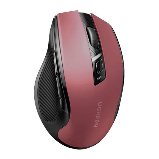 Mouse Wireless UGREEN MU006, 4000DPI, Vermelho