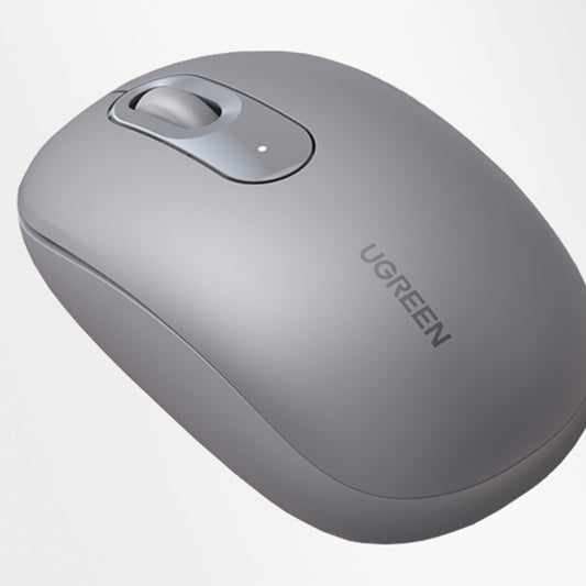 Mouse Wireless UGREEN MU105, 2400DPI, Cinzento