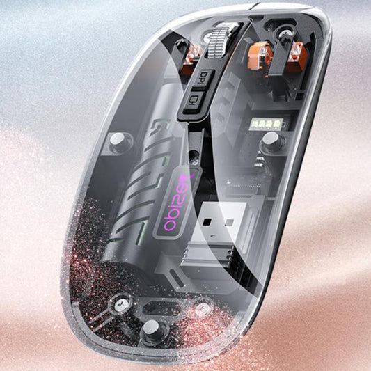 Mouse Wireless Yesido KB29, 800DPI - 1600DPI, BT / Wi-Fi, Preto
