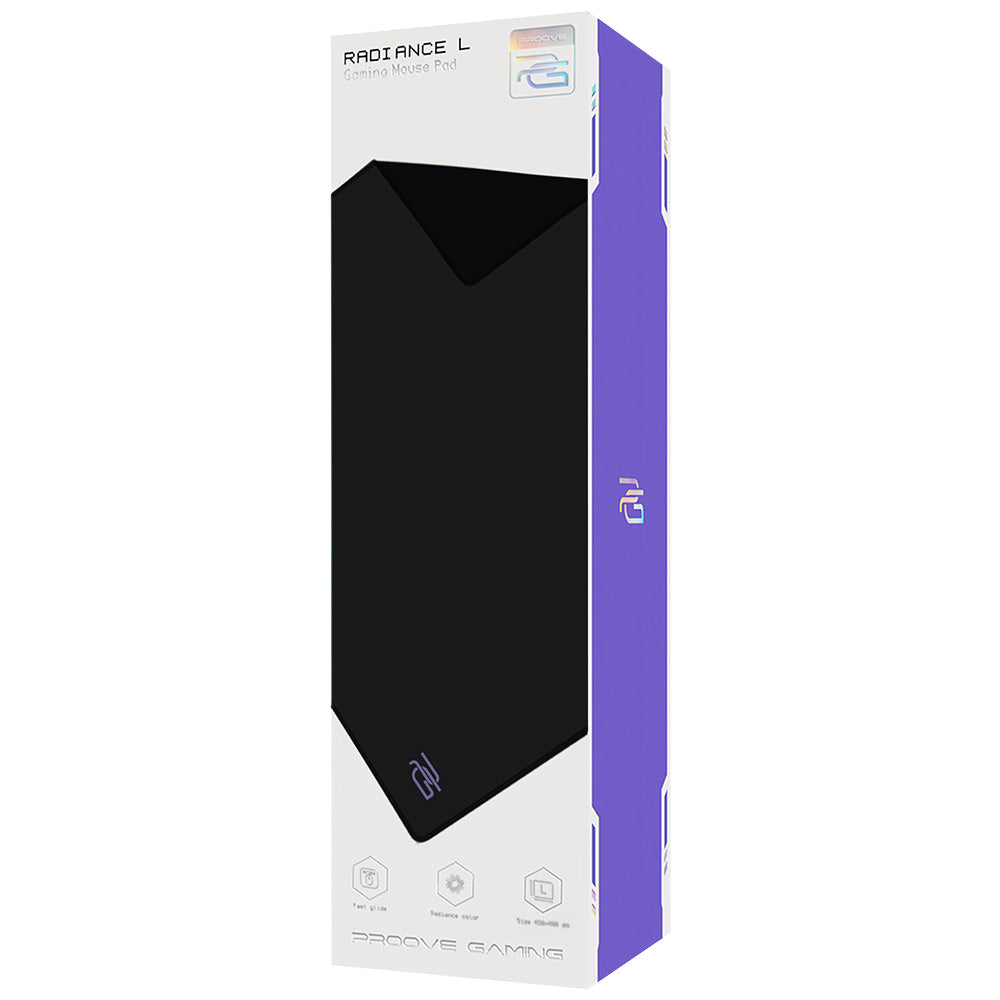 MousePad Proove Radiance, 450mm x 400mm x 3mm, Preto MPRD00200001