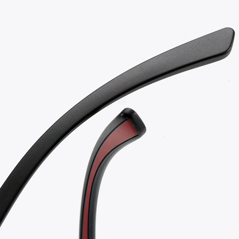 Óculos de Computador para Homem Techsuit F2388, Anti-Luz Azul, Preto e Vermelho