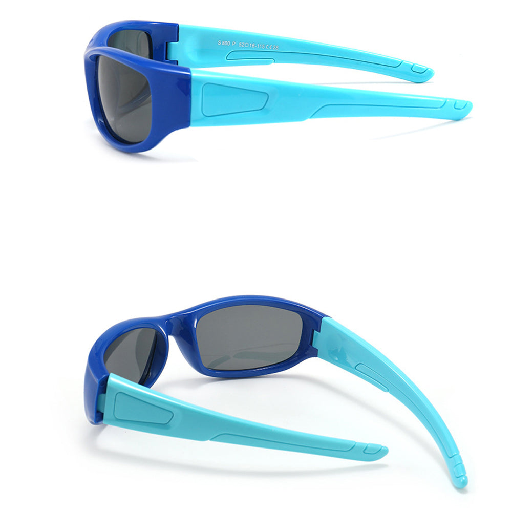 Óculos de Sol Desportivos para Crianças Techsuit 800-C42, Polarizados, Rosa Roxo