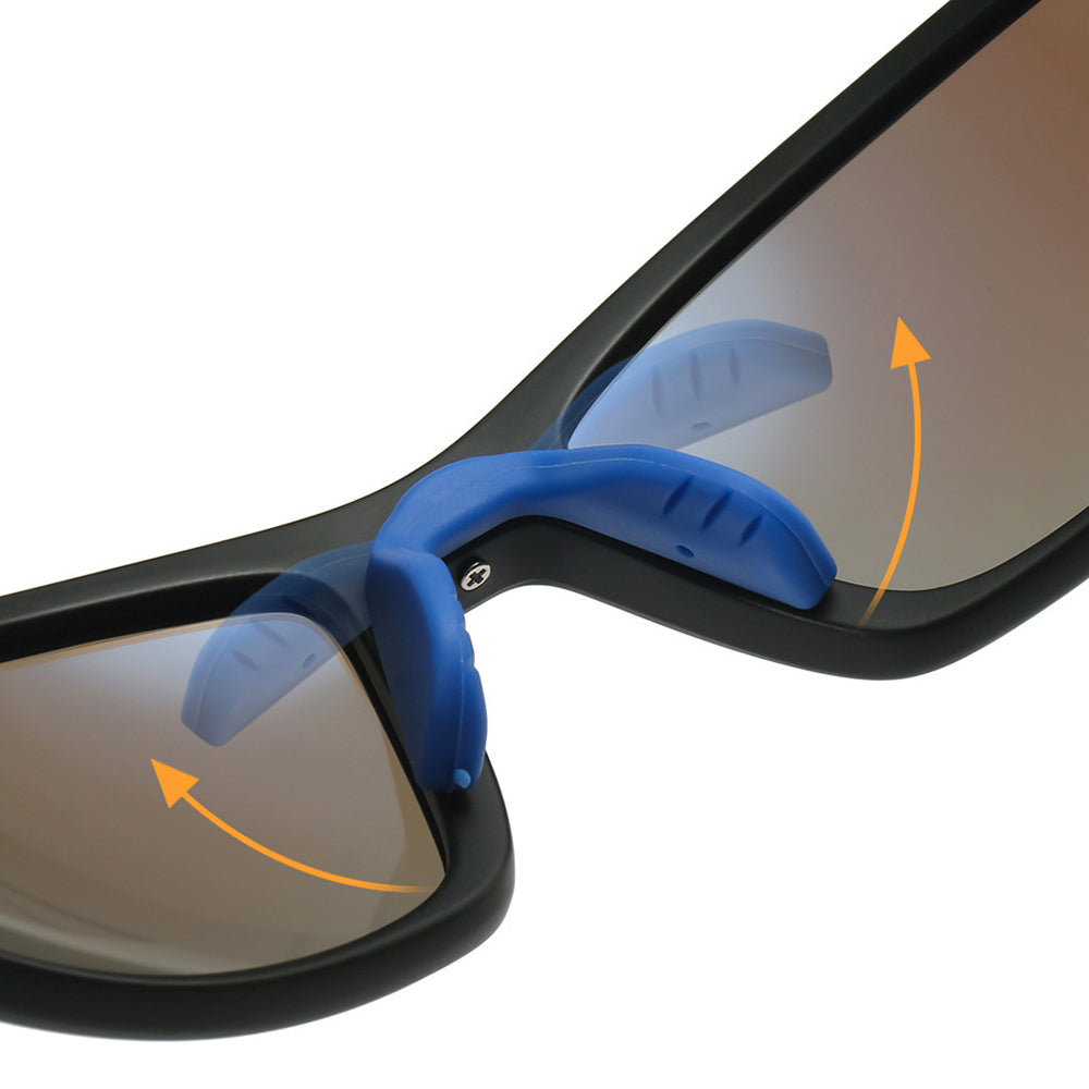 Óculos de Ciclismo Unissexo Techsuit 3047, Proteção UV, Azuis
