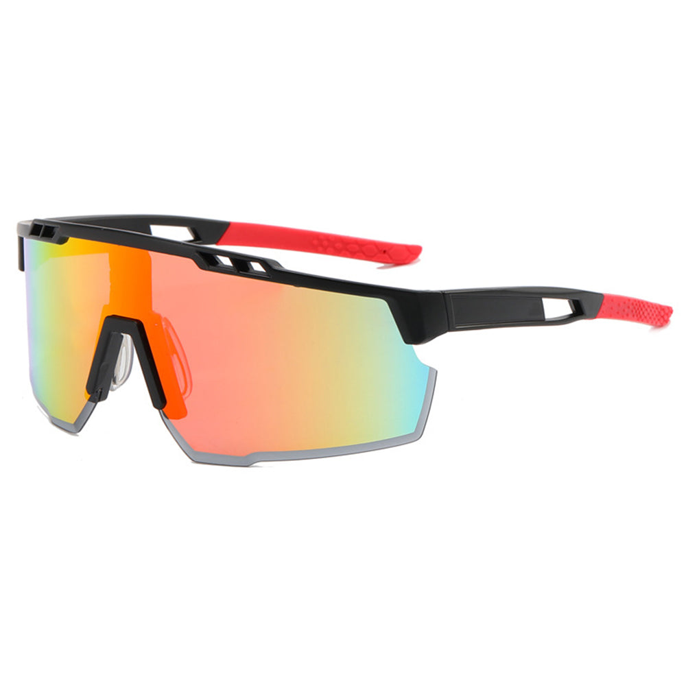 Óculos de Ciclismo Unissexo Techsuit 9963, Preto Laranja
