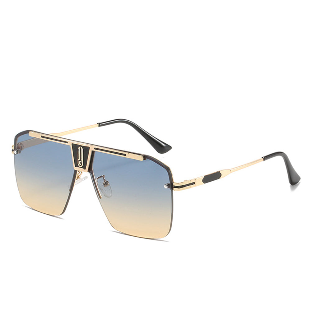 Óculos de Sol Homem Techsuit 2576, Dourados Verdes Castanhos
