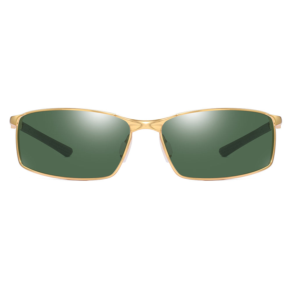 Óculos de Sol Homem Techsuit 559, Polarizados, Proteção UV, Dourados Verdes
