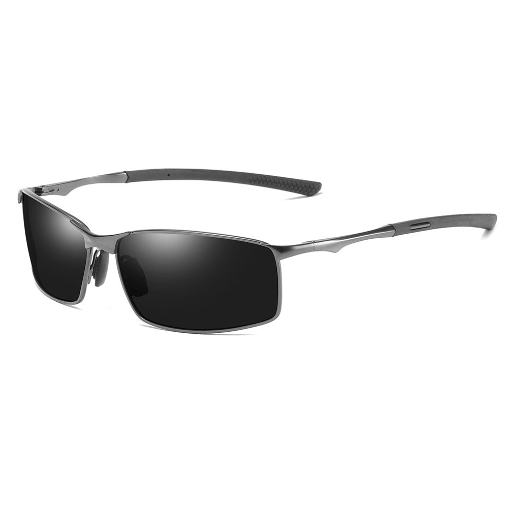 Óculos de Sol Homem Techsuit 559, Polarizados, Proteção UV, Preto Prateados