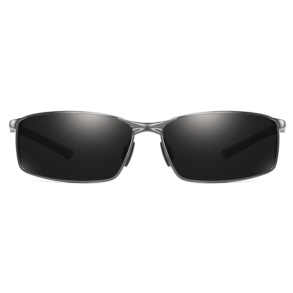 Óculos de Sol Homem Techsuit 559, Polarizados, Proteção UV, Preto Prateados
