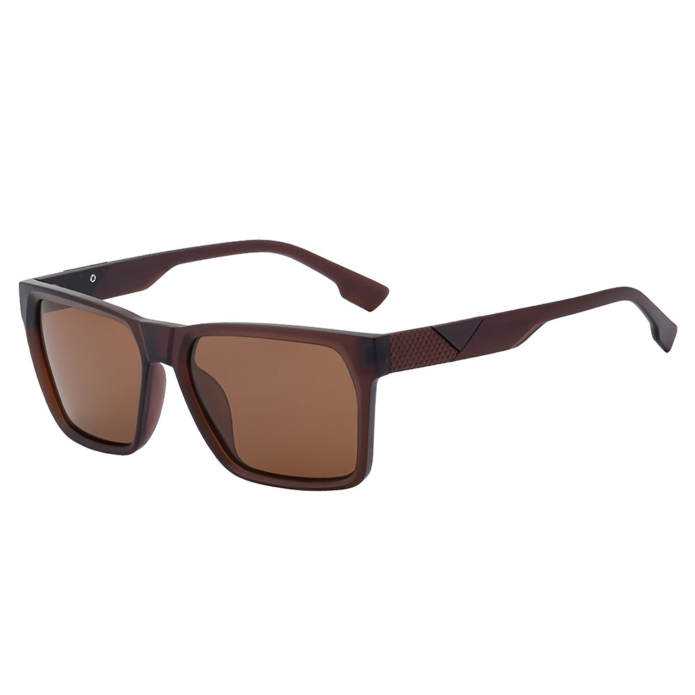Óculos de Sol Homem Techsuit 8500, Polarizados, Proteção UV, Castanho