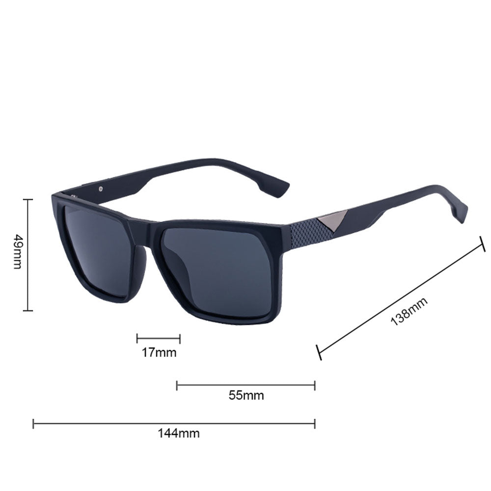 Óculos de Sol Homem Techsuit 8500, Polarizados, Proteção UV, Preto Cinza