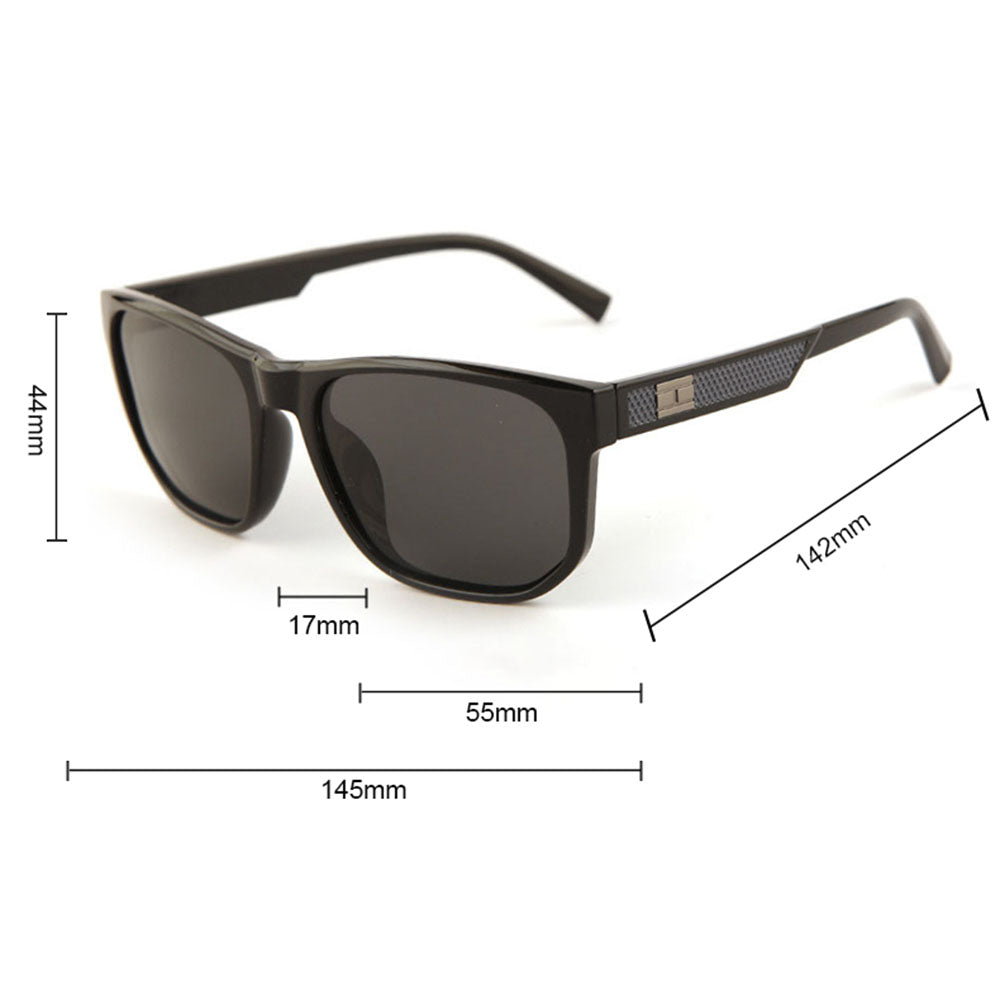 Óculos de Sol Homem Techsuit 8502, Polarizados, Proteção UV, Pretos