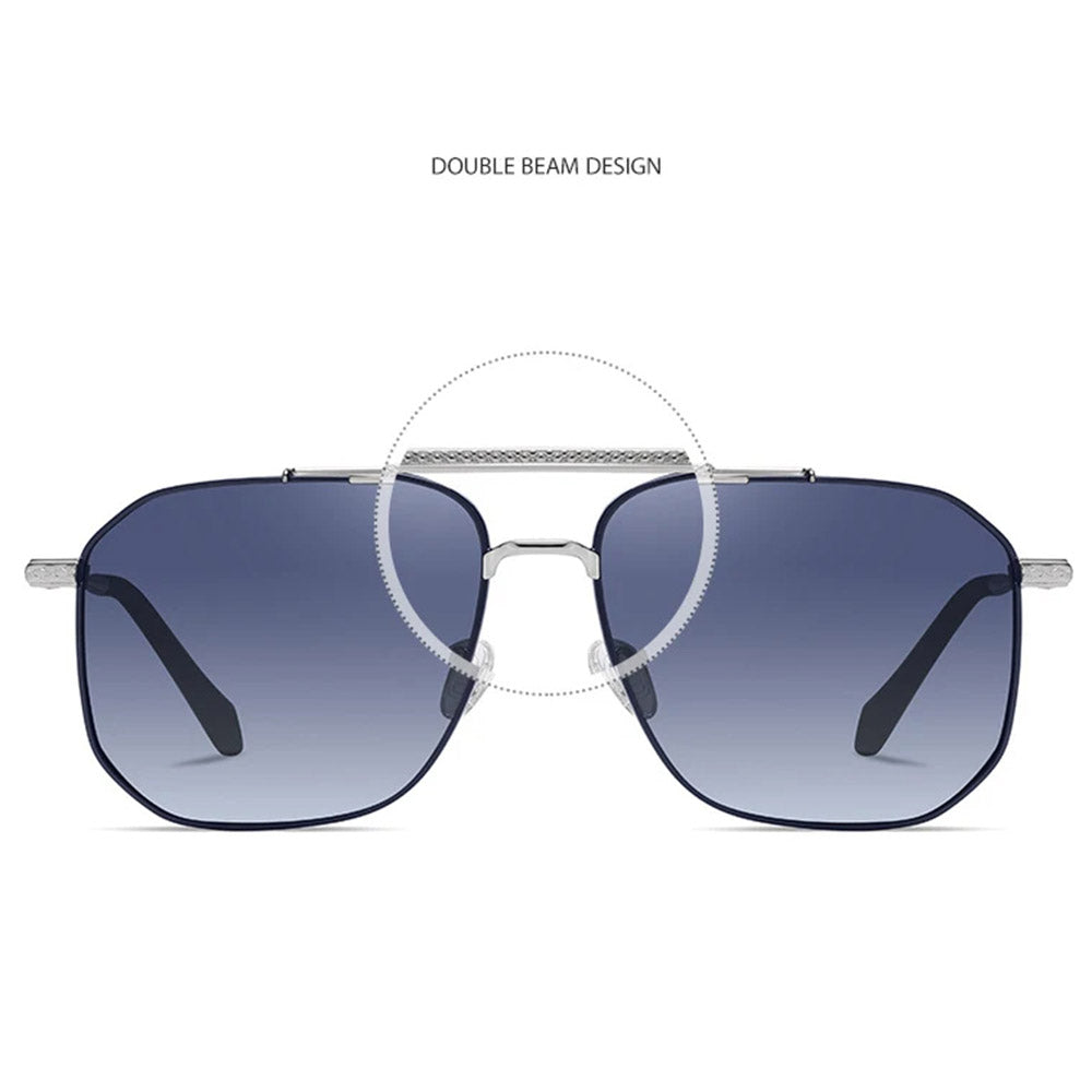 Óculos de Sol Homem Techsuit 8538, Polarizados, Proteção UV, Cinza Castanho