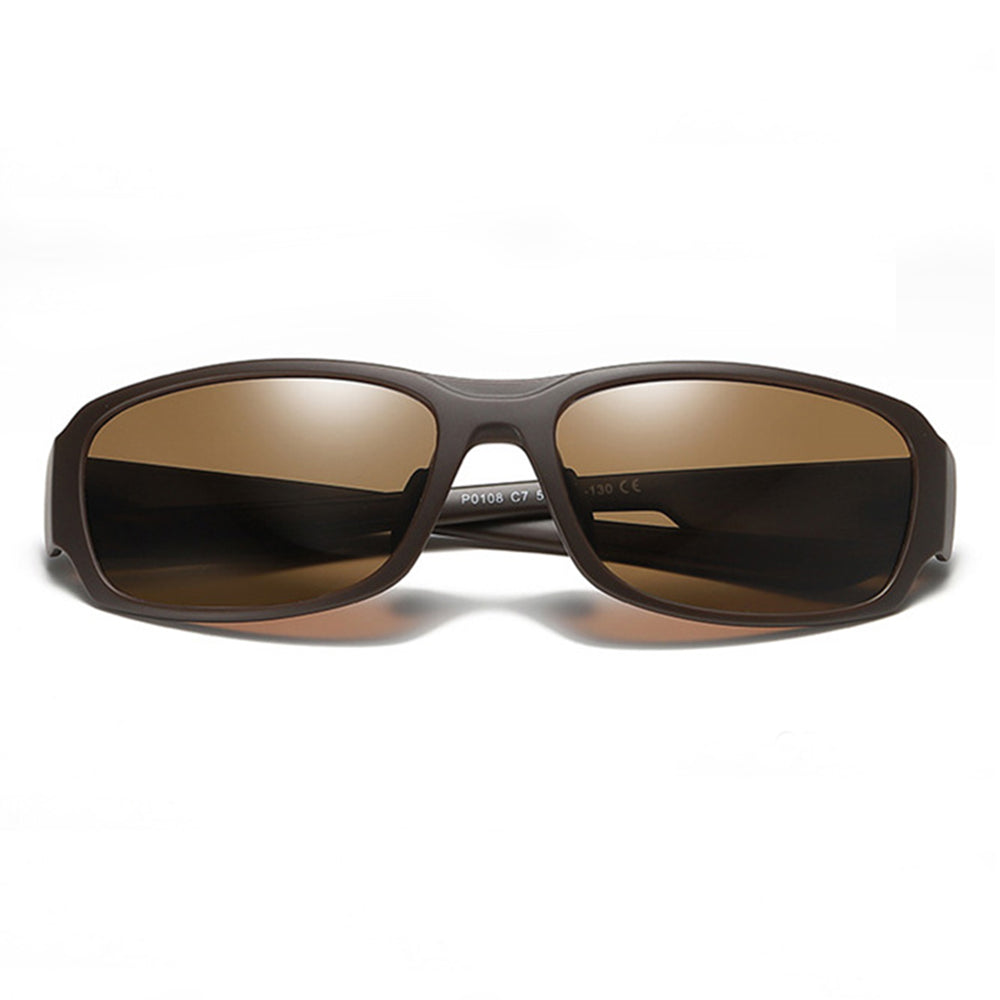 Óculos de Sol Homem Techsuit MM108, Polarizados, Proteção UV, Castanho