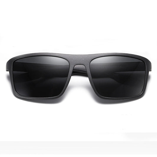 Óculos de Sol Homem Techsuit TR90 (MM101), Polarizados, Proteção UV, Preto Mate Cinza