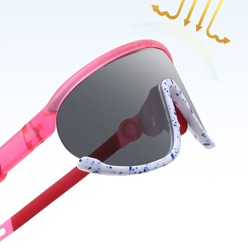 Techsuit 2025 Kids' Sunglasses, Polarized, UV Protection, Pink