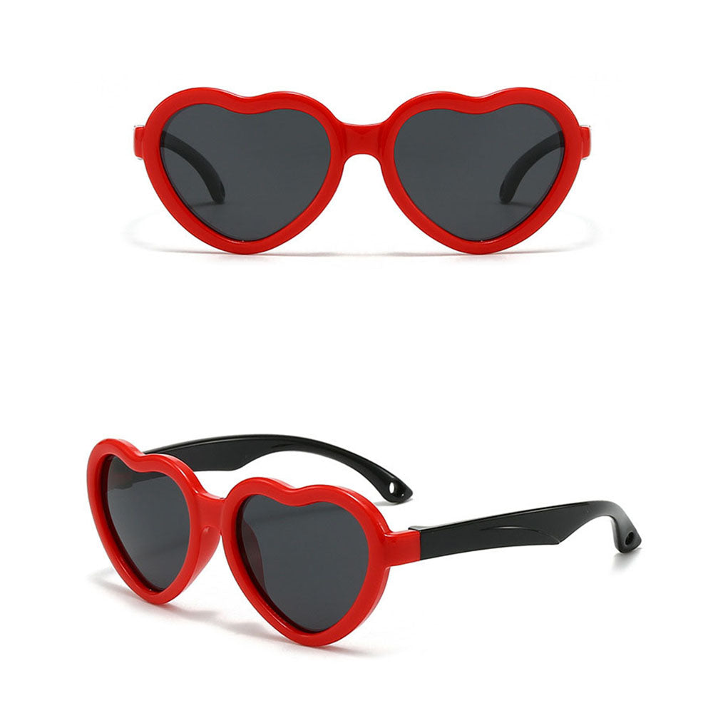 Óculos de Sol Criança Techsuit 23070, Polarizados, Proteção UV, Preto Vermelho