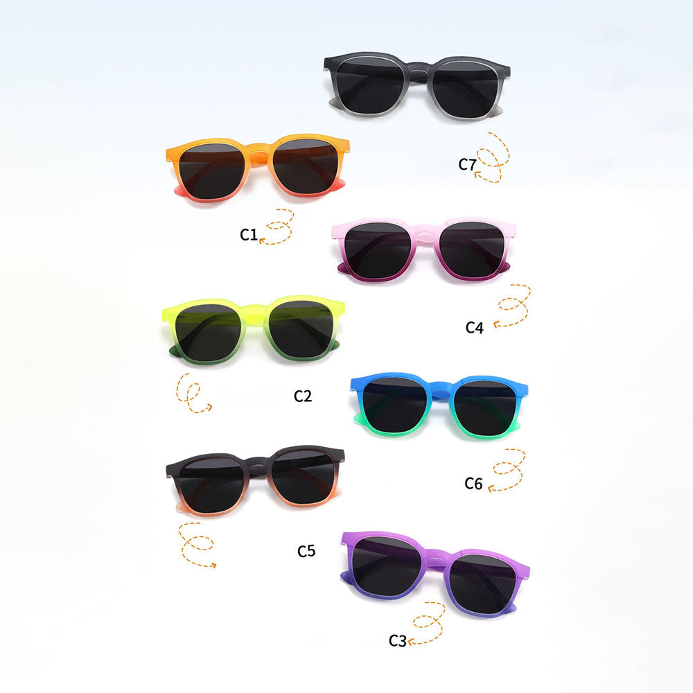 Óculos de Sol Criança Techsuit 691, Polarizados, Proteção UV, Laranja
