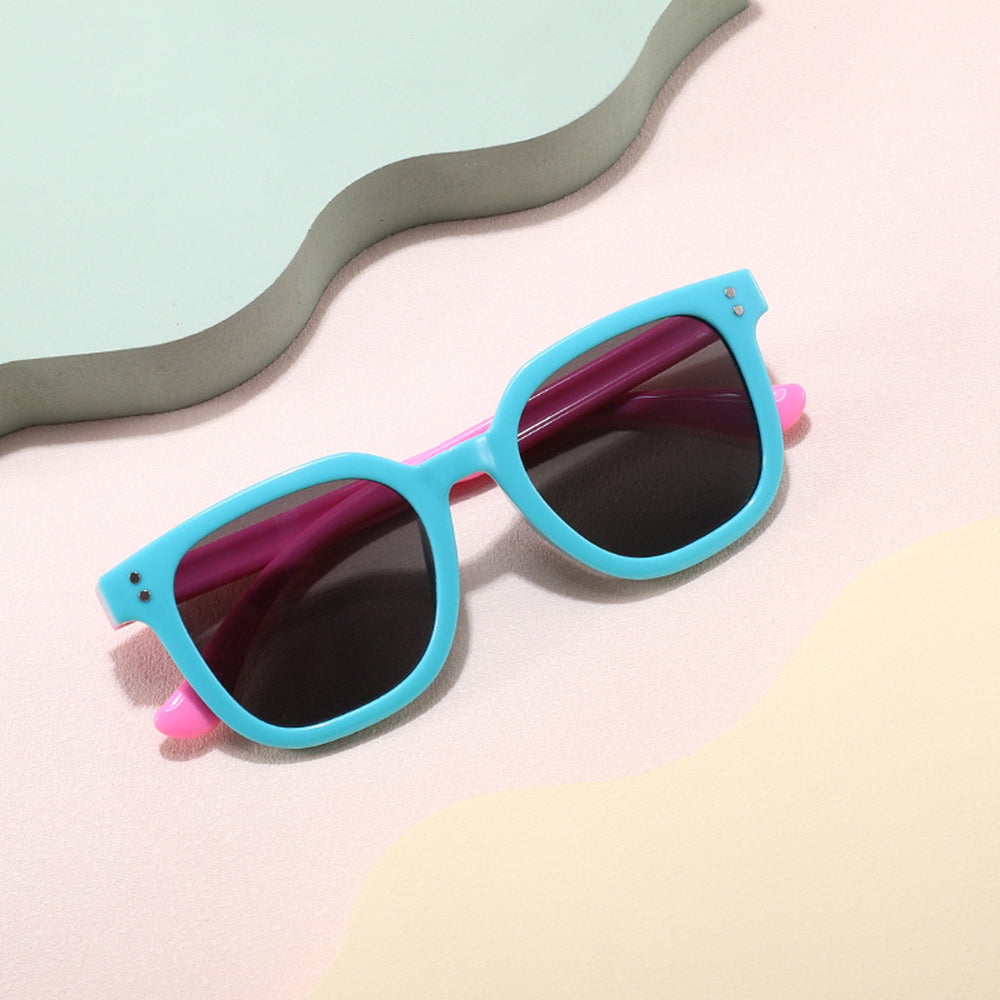 Óculos de Sol Criança Techsuit 8351-C27, Polarizados, Azul e Rosa