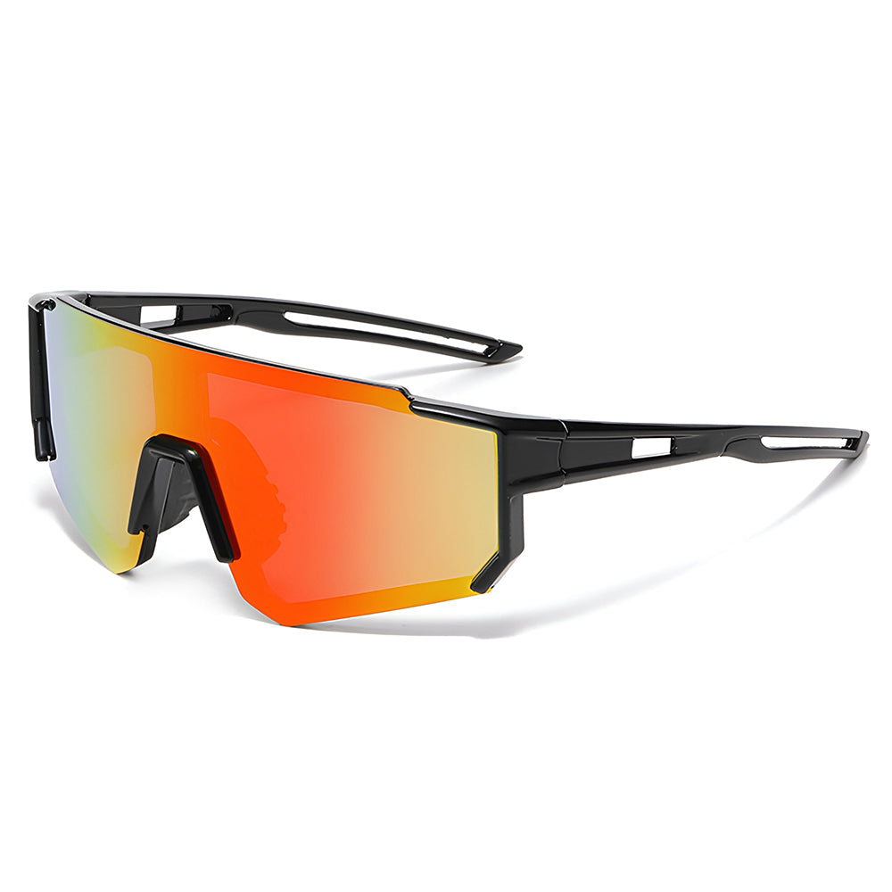 Óculos de Sol Criança Techsuit R601, Polarizados, Proteção UV, Preto Laranja Amarelo