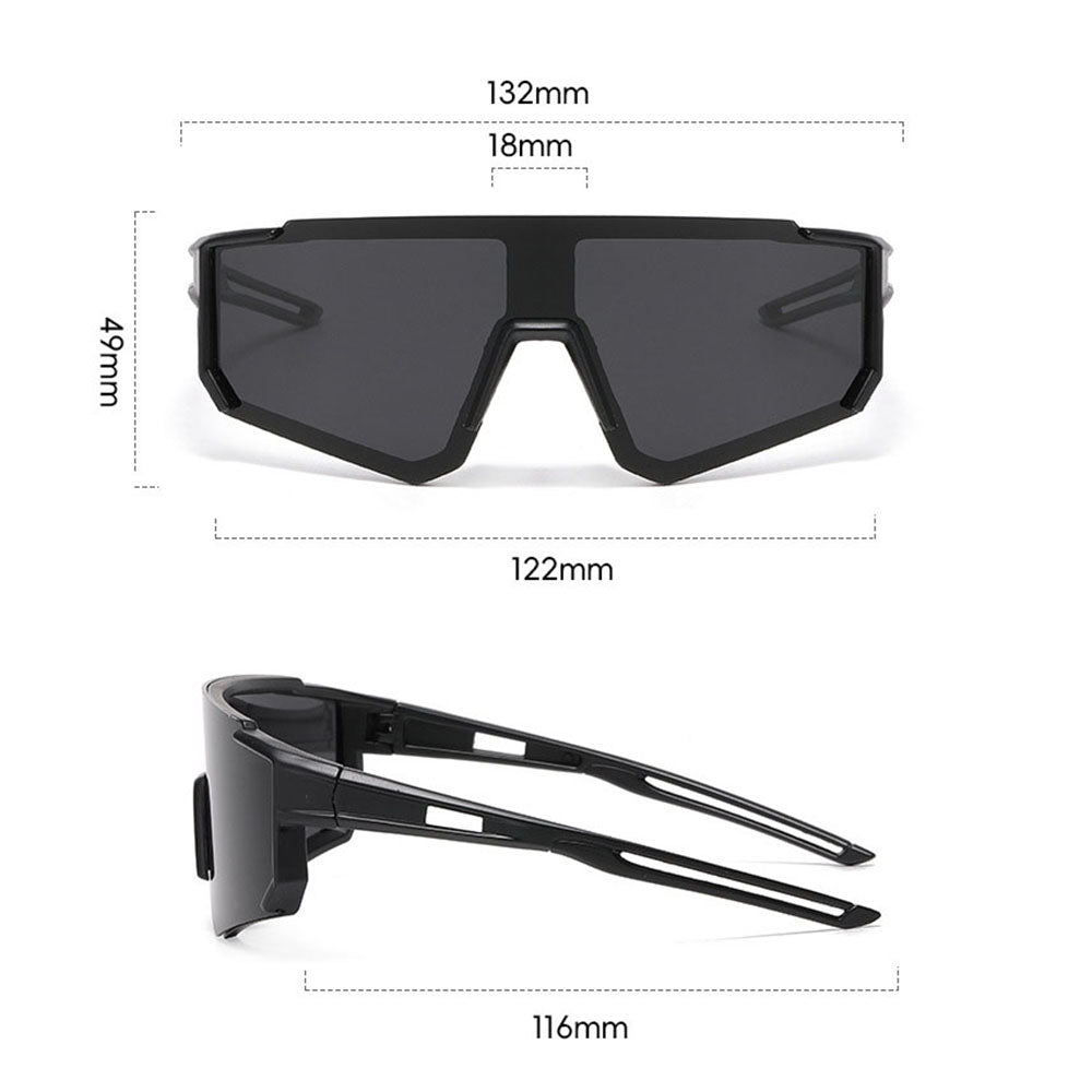 Óculos de Sol Criança Techsuit R601, Polarizados, Proteção UV, Preto Laranja Amarelo