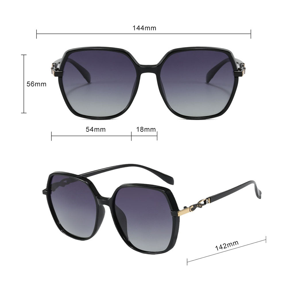 Óculos de Sol Senhora Techsuit 5223, Polarizados, Proteção UV, Castanho