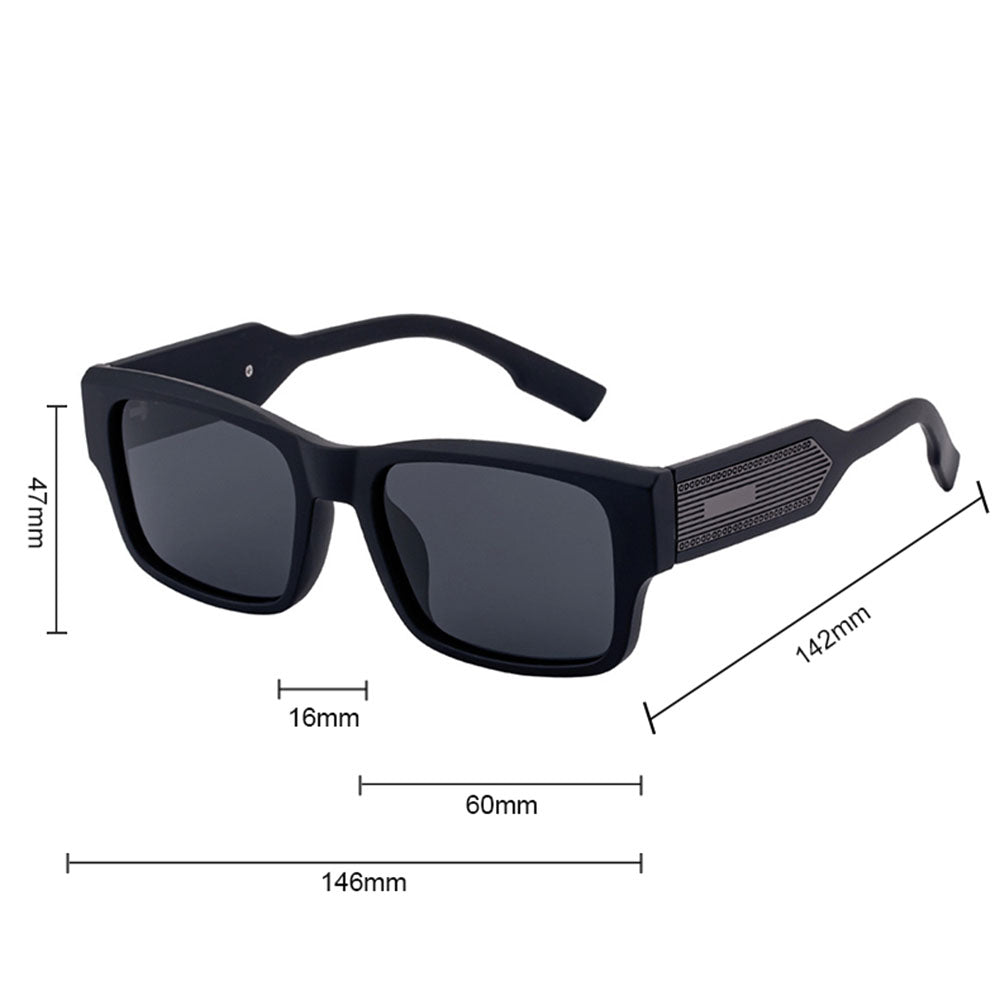 Óculos de Sol Senhora Techsuit 8485, Polarizados, Proteção UV, Pretos