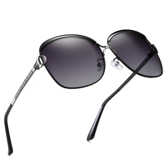 Óculos de Sol Senhora Techsuit 8702, Polarizados, Proteção UV, Pretos