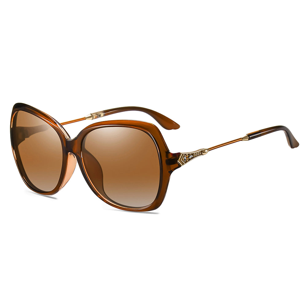 Óculos de Sol Senhora Techsuit 8881, Polarizados, Proteção UV, Castanho