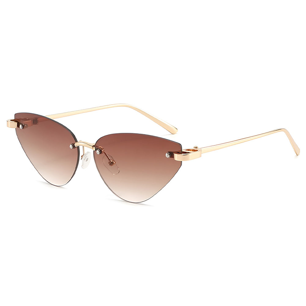 Óculos de Sol Senhora Techsuit S099, Dourado Castanho