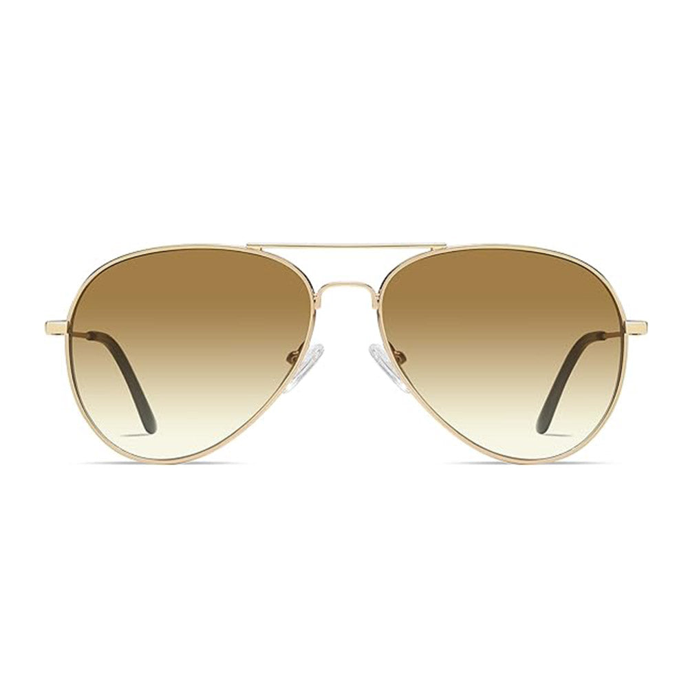 Óculos de Sol Unissexo Techsuit 3025, Proteção UV, Dourado Castanho