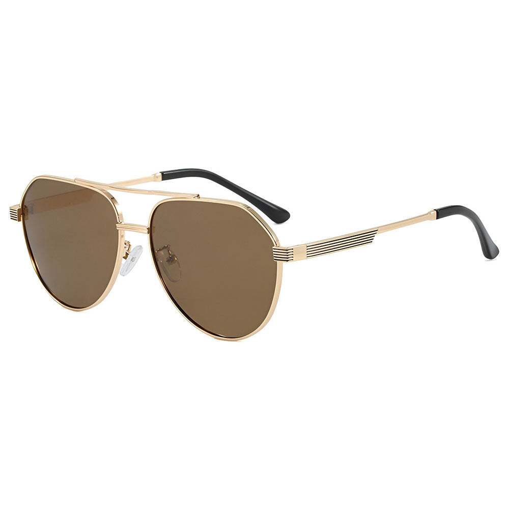 Óculos de Sol Unissexo Techsuit 8622, Polarizados, Proteção UV, Dourados