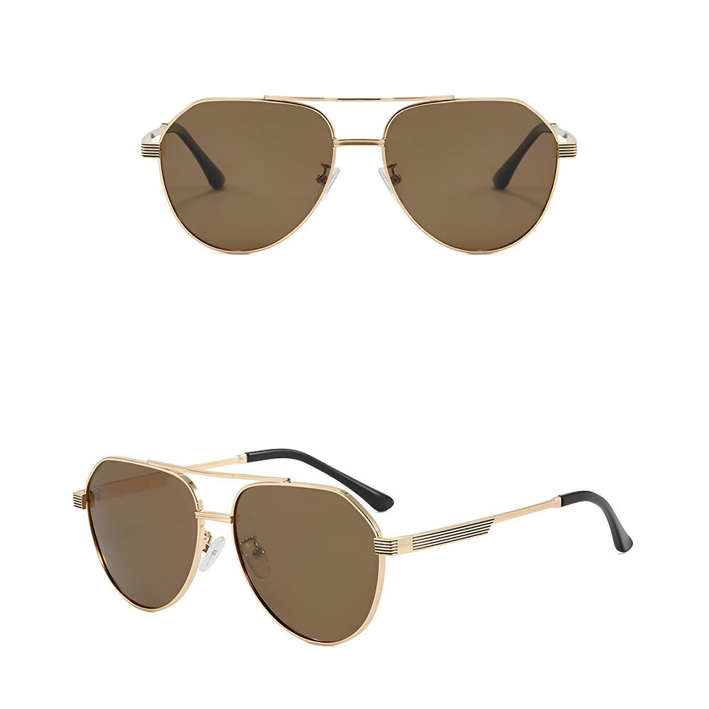 Óculos de Sol Unissexo Techsuit 8622, Polarizados, Proteção UV, Dourados